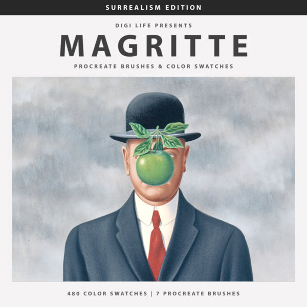 Rene Magritte Procreate Kit - Digi Life 1.webp