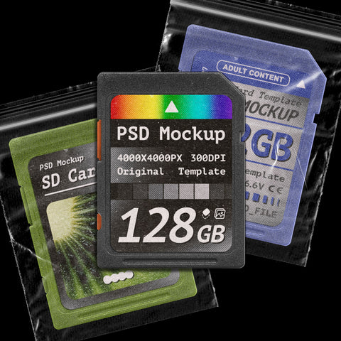 SD Card Mockup