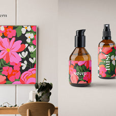 SORBET Bold Bloom Tropical Flower Pattern - likorbut 2.jpg