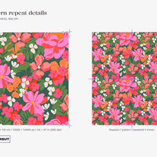 SORBET Bold Bloom Tropical Flower Pattern - likorbut 3.jpg