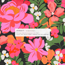 SORBET Bold Bloom Tropical Flower Pattern - likorbut 9.jpg