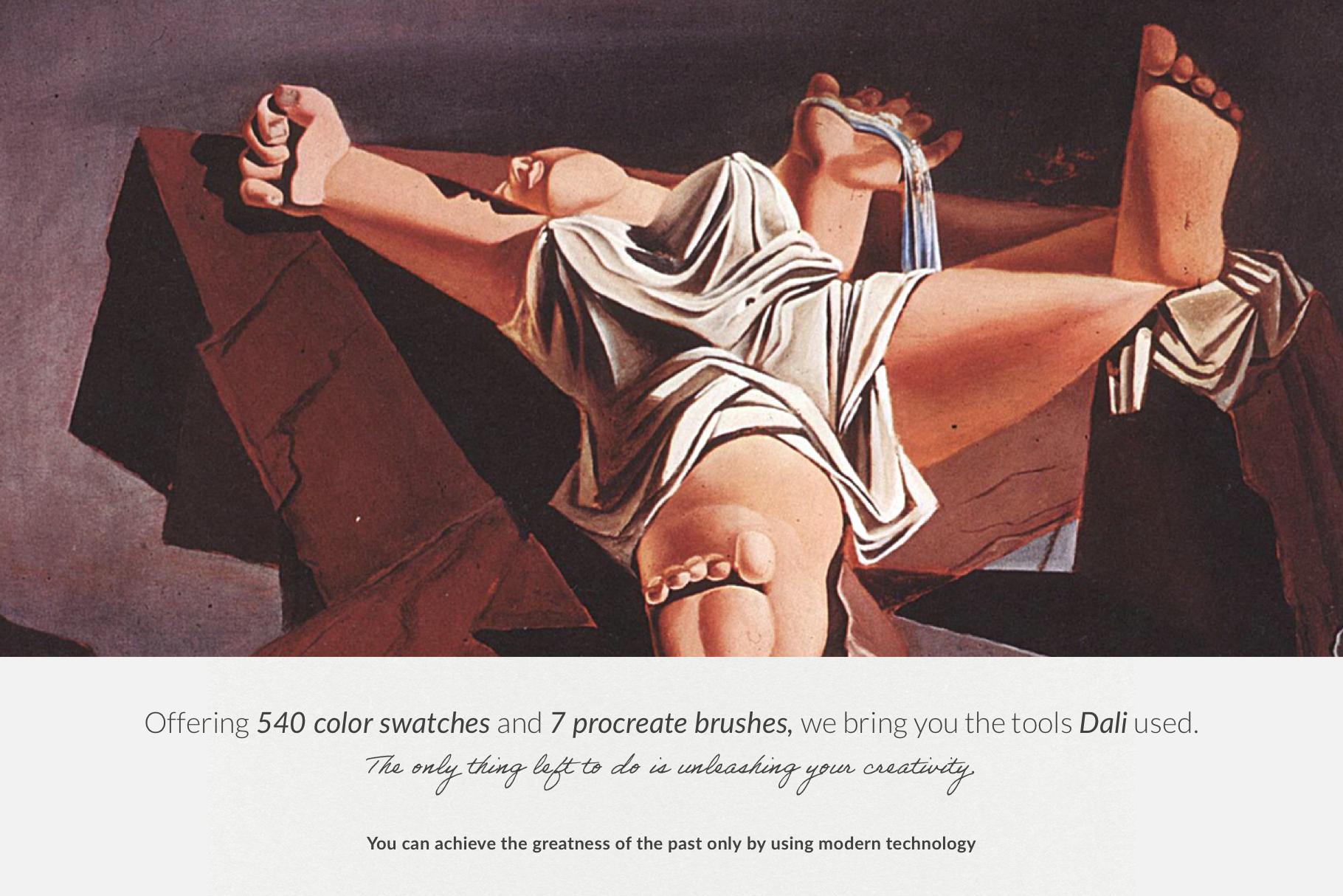 Salvador Dali Procreate Kit - Digi Life 1.png