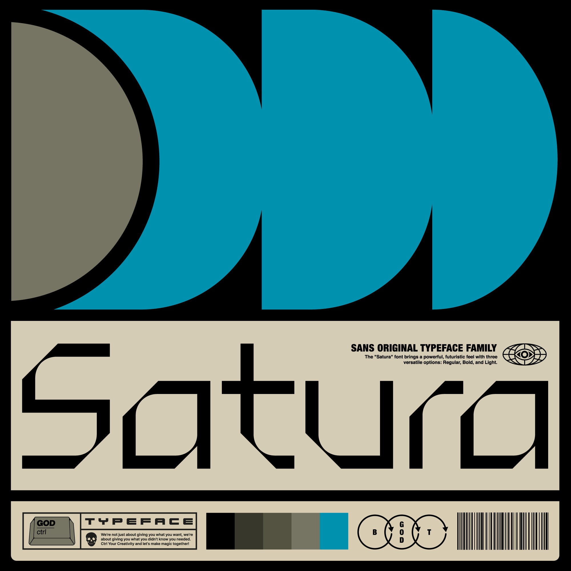 Satura Display Typeface Family - God Control 1.jpg