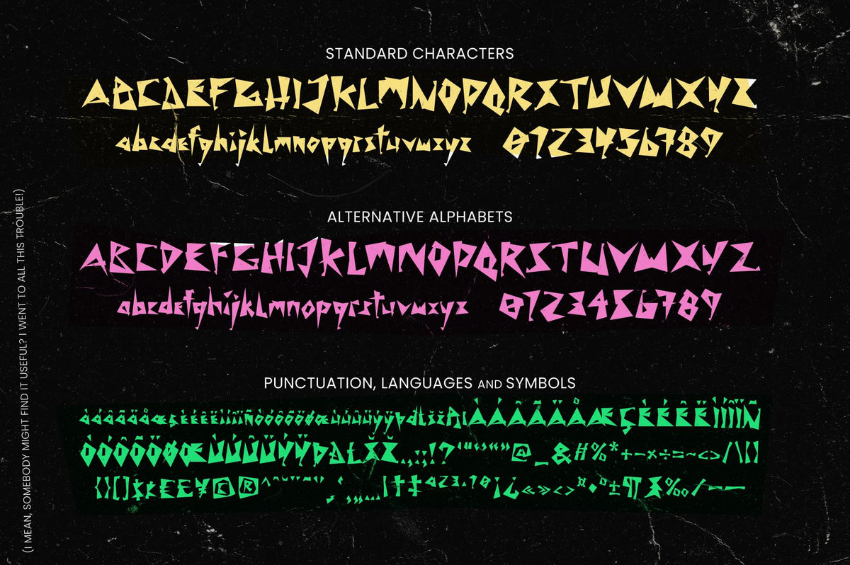 Shock Value - An Expressionist, Cartoon-ish, Horror Display Font. by ...