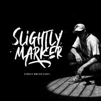 Slightly Marker - Brush Font