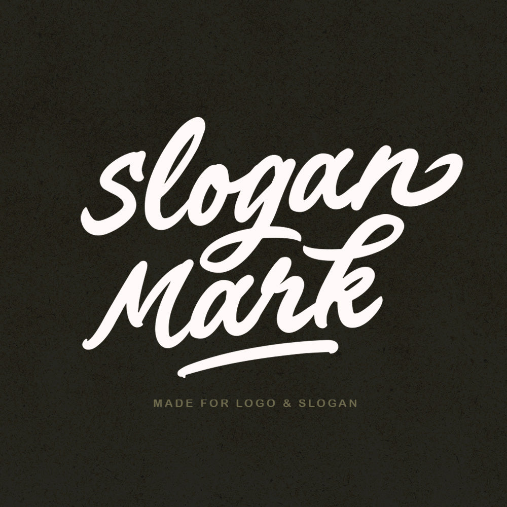 Slogan Mark - Bold Script by Sarid Ezra