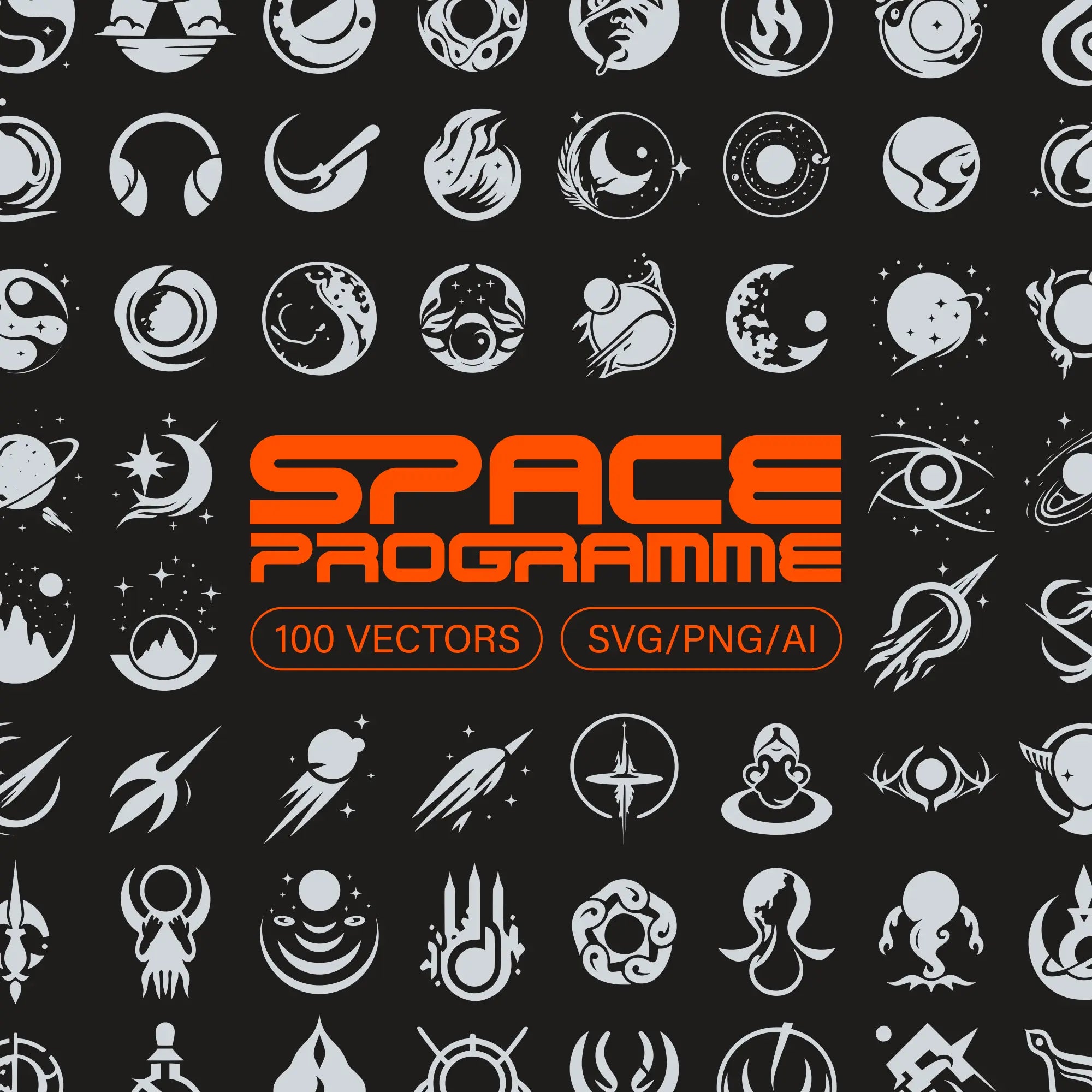 Space Programme Vectors - Fox Rockett Studio 2.webp