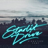 Starlit Drive Font