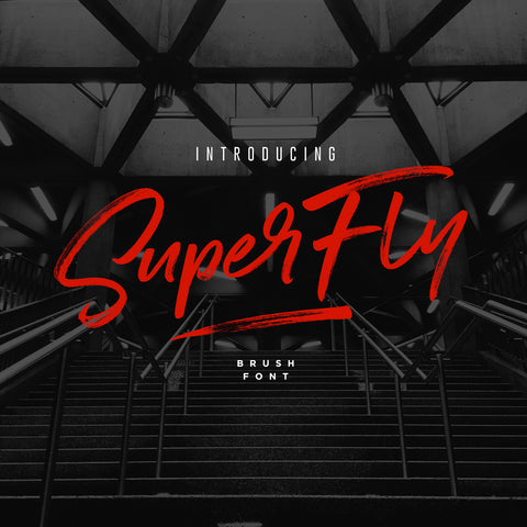 Superfly Brush Font