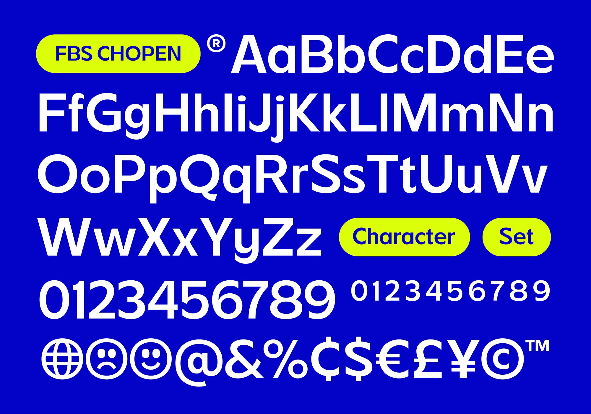 FBS Chopen - Font Family