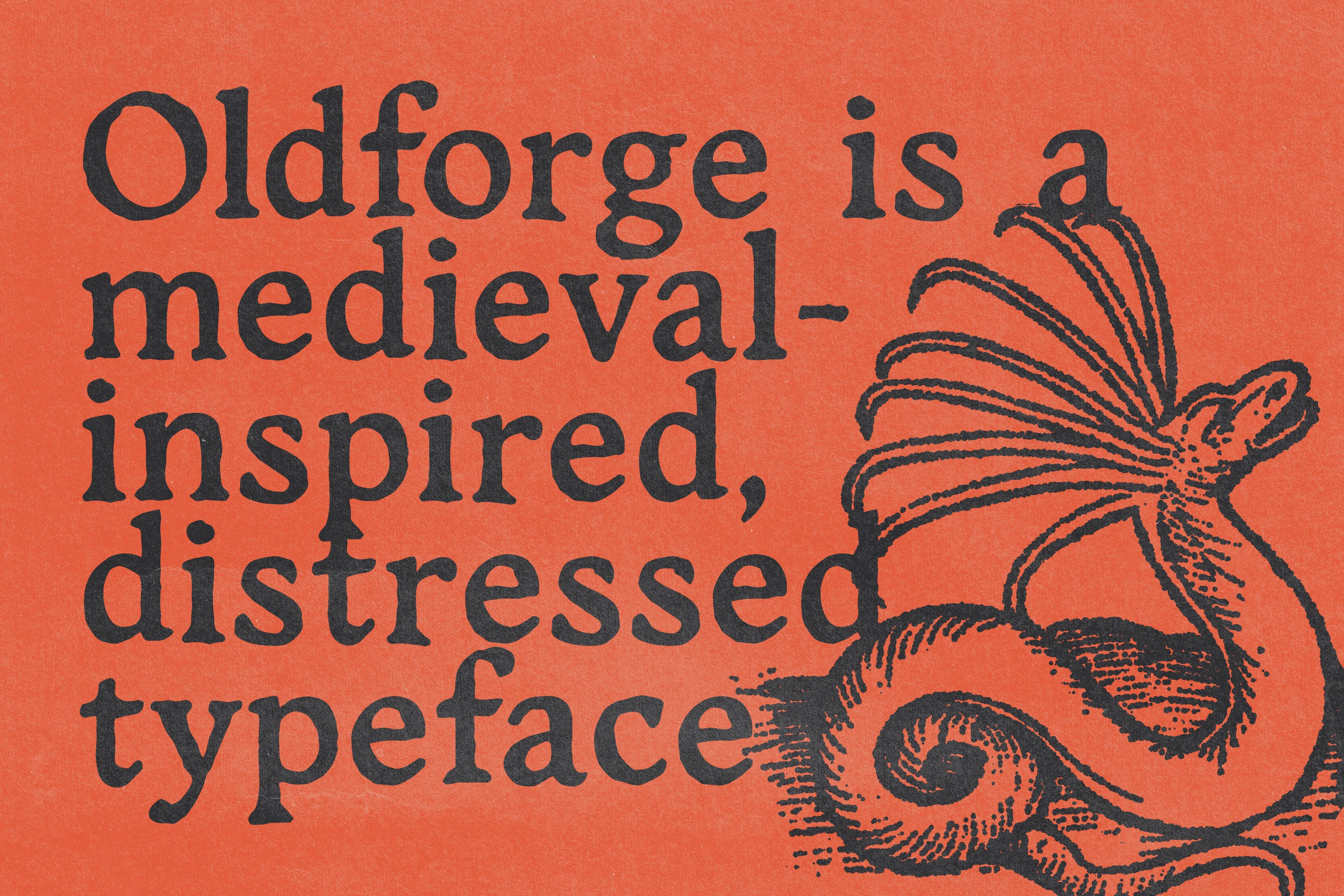 Oldforge Medieval Distressed Font