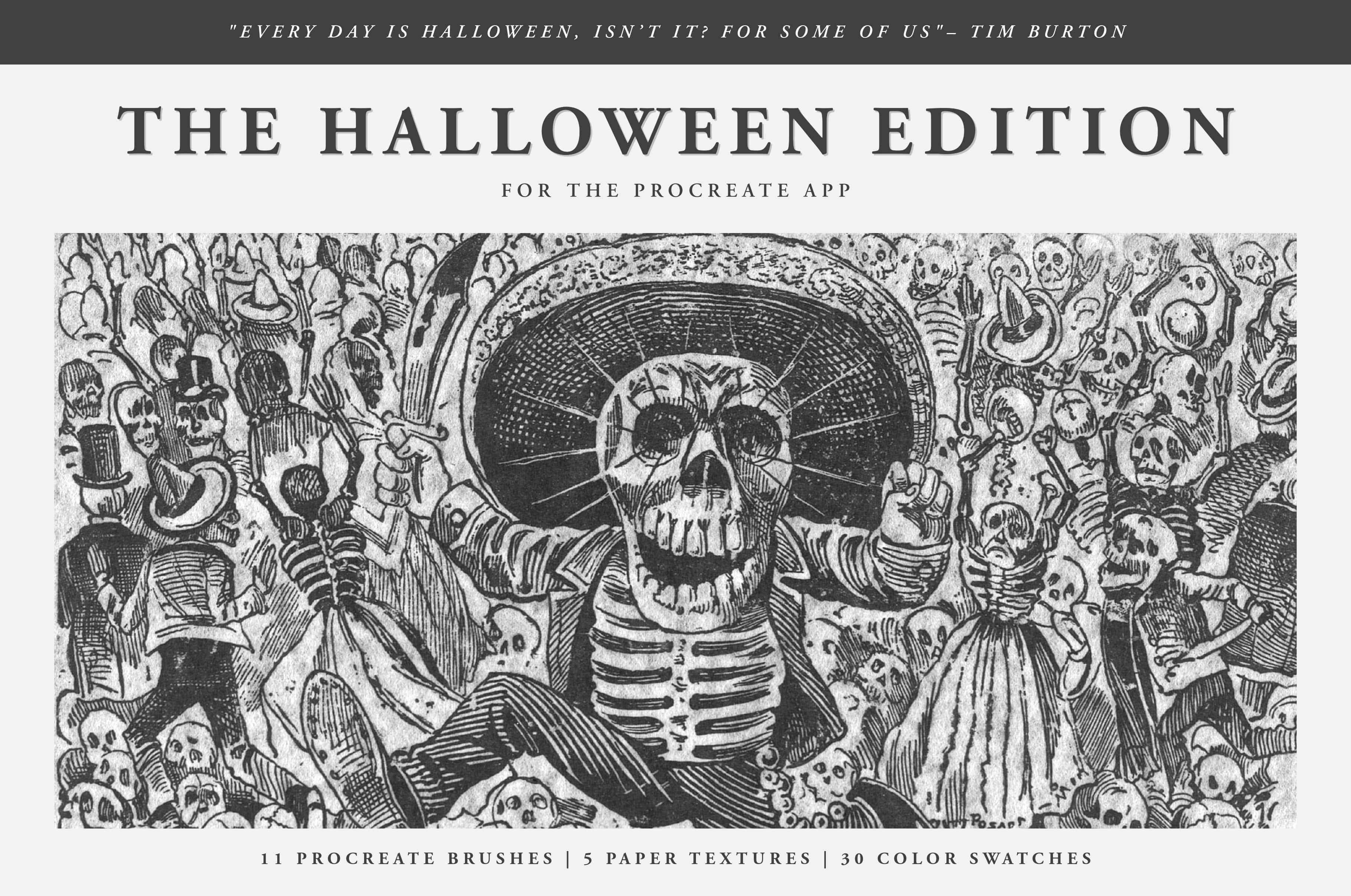 The Halloween (2025) Procreate Kit - Digi Life 1.jpg