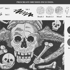 The Halloween (2025) Procreate Kit - Digi Life 3.jpg