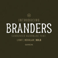 Branders - Condensed Handmade Font