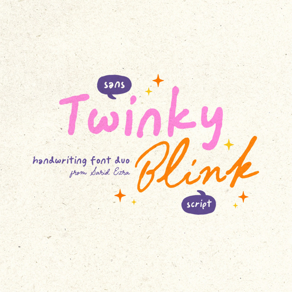 Twinky Blink - Cute Font Duo - Sarid Ezra 1.jpg