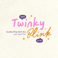 Twinky Blink - Cute Font Duo