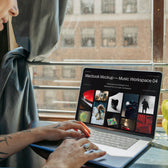 Macbook Mockup — Music Workspace 04