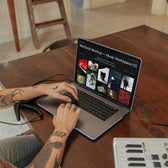 Macbook Mockup — Music Workspace 03