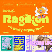 RAGIKON — Modern Bold Font