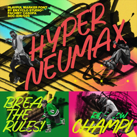Hyper Neumax — Bold Marker Font