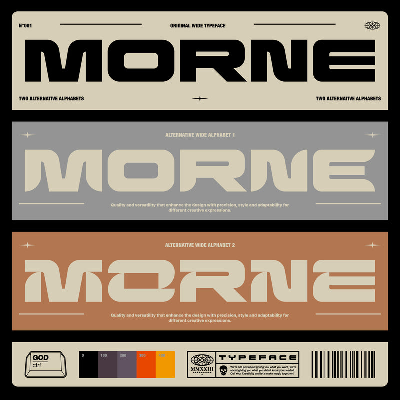 Morne Display Typeface