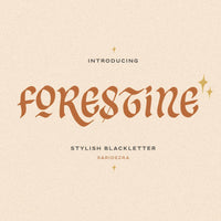 Forestine - Stylish Blackletter