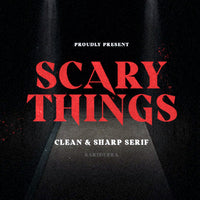 Scary Things - Sharp Serif