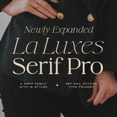 La Luxes Serif Pro 12 Font Family