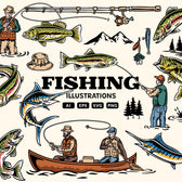 Fishing Illustrations