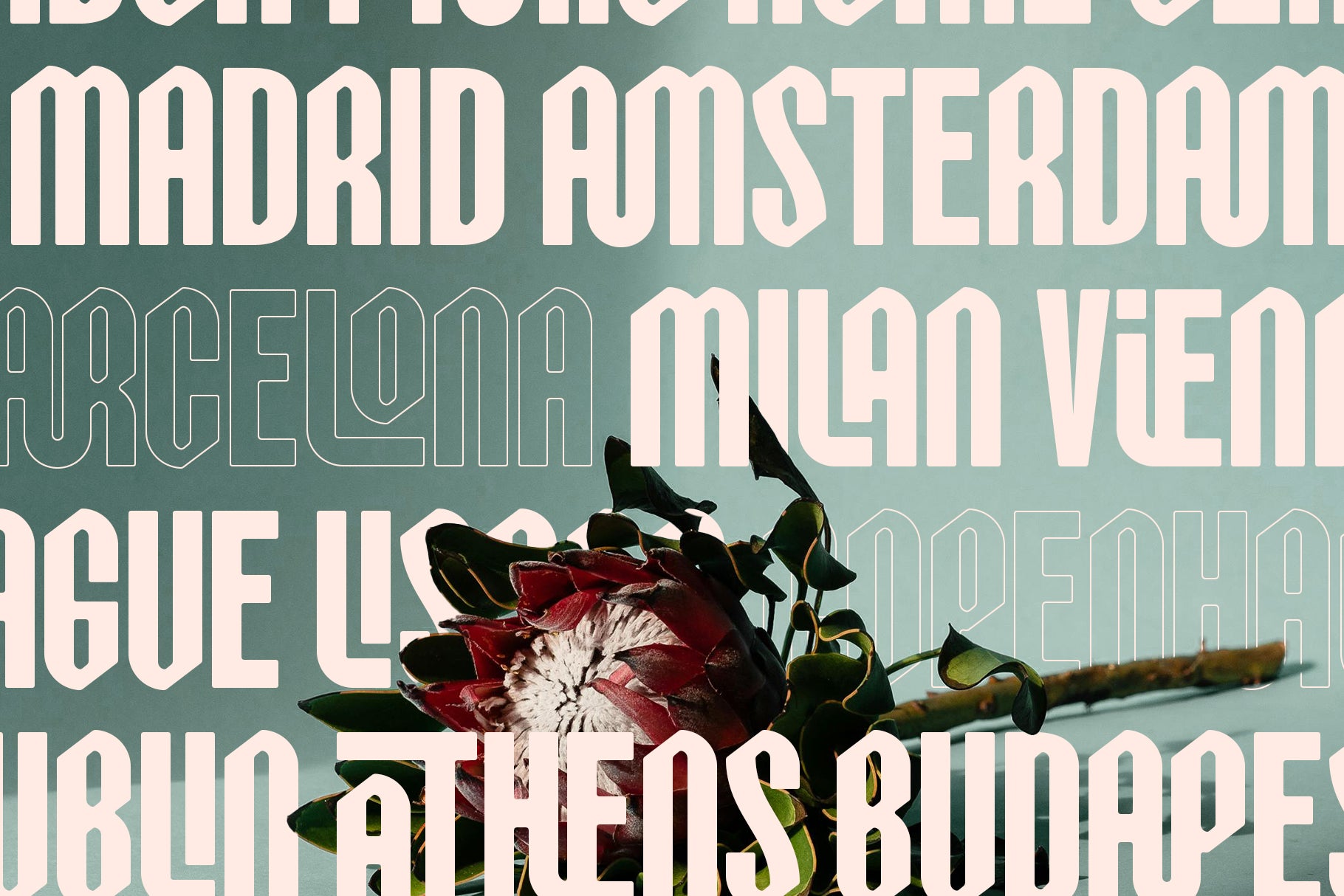 SLTF Celestial Guardians - Condensed Sans Serif Typeface