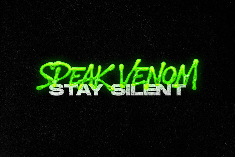 Venom Text Distortion Effect