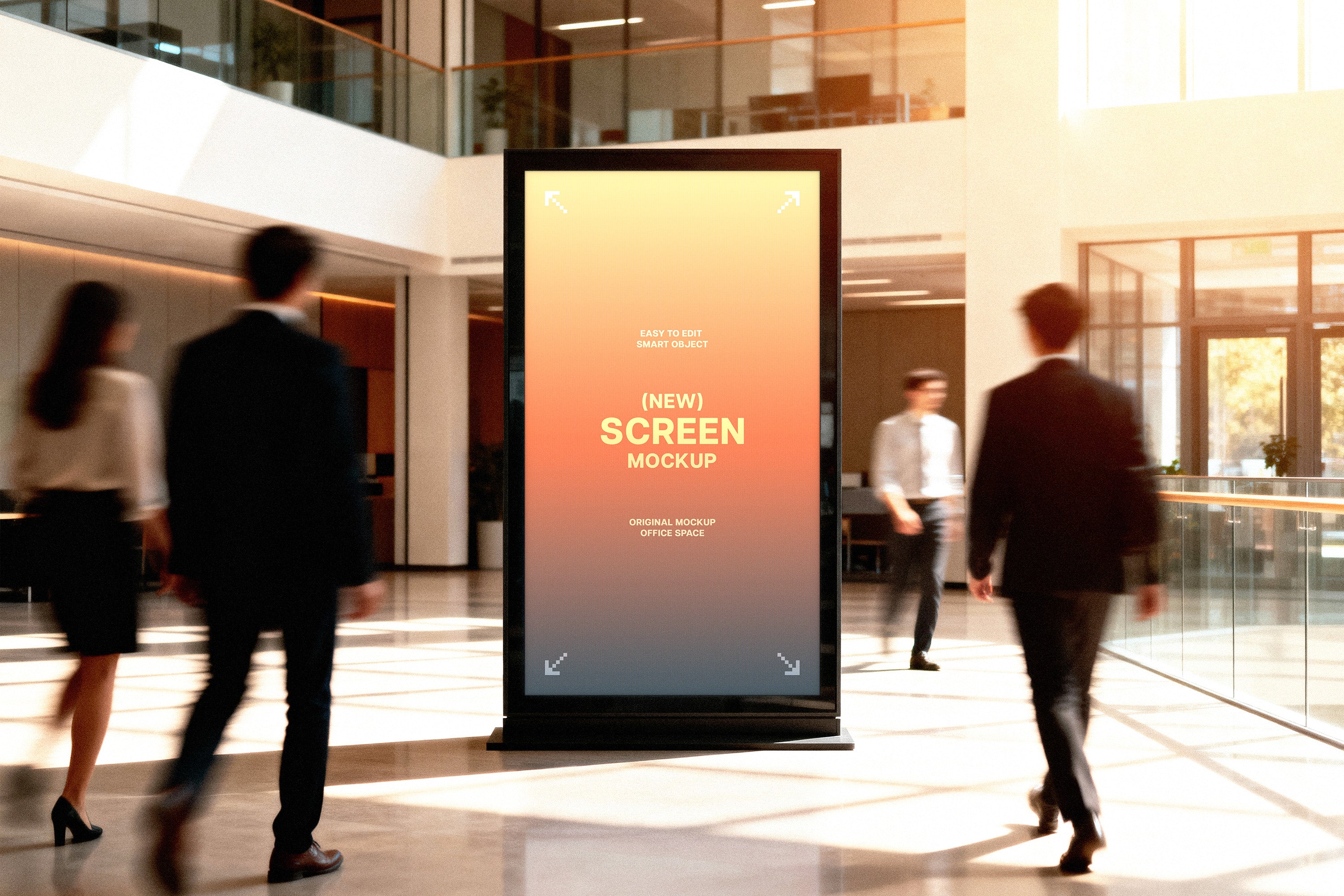 Vertical Office Digital Signage Mockup - Pixelbuddha 2.jpg