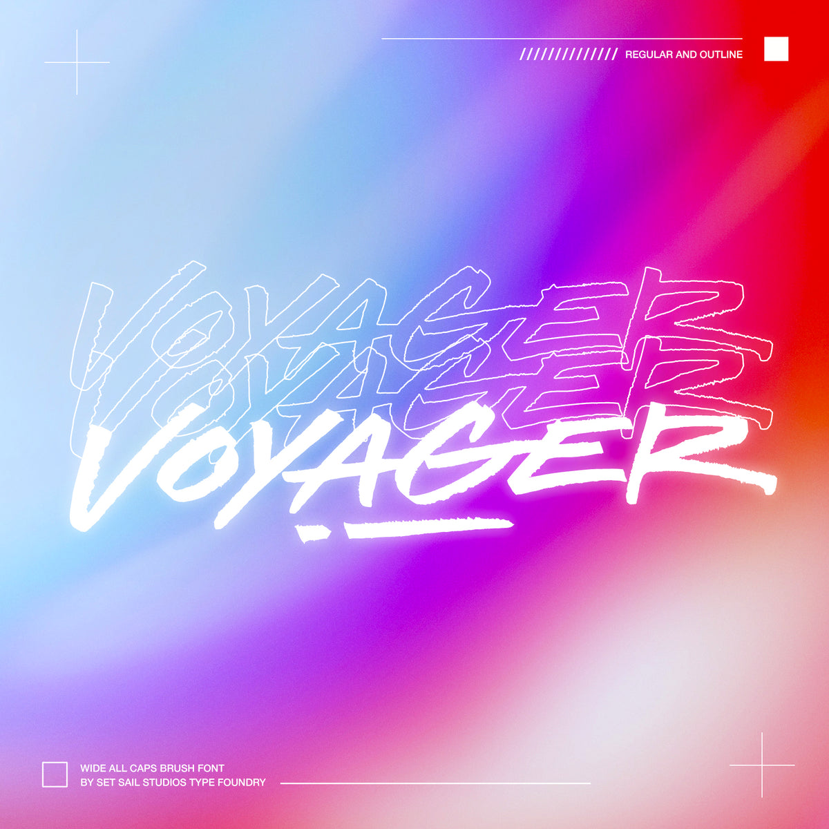 Voyager Brush Font by Set Sail Studios