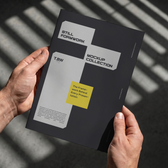 A4 Print Hand Hold Outdoor Mockup — Still Formwork | T.BW Mockup Collection