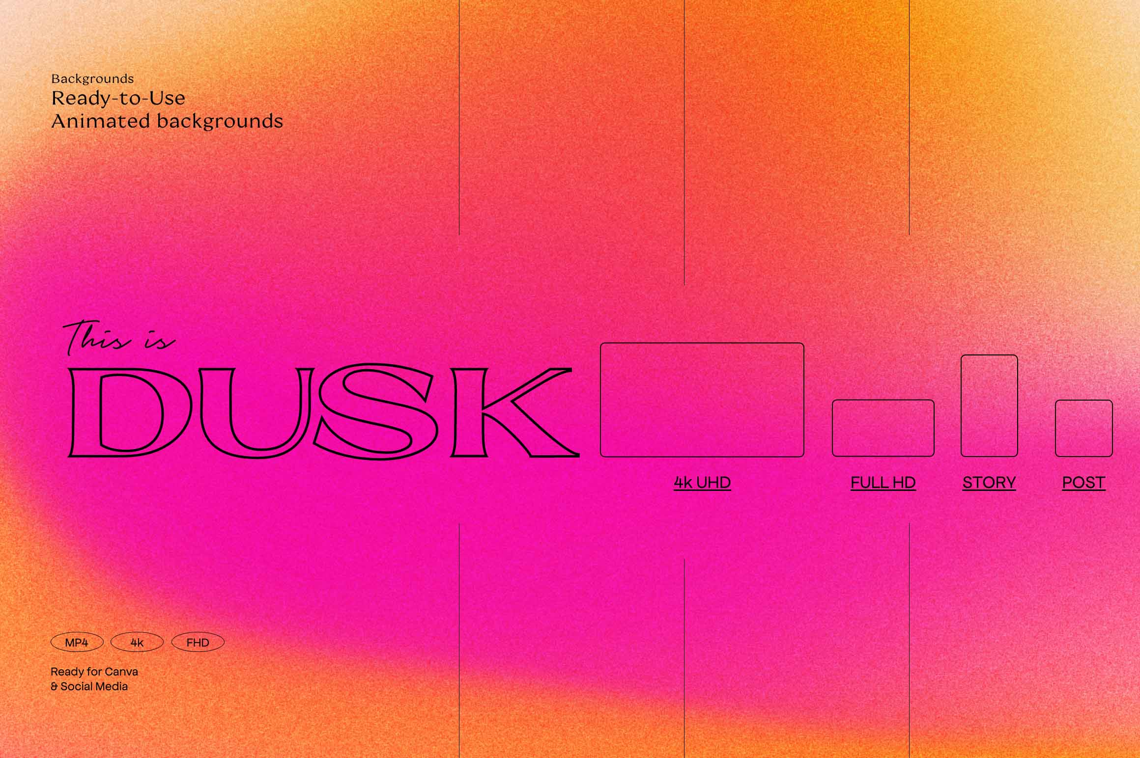 Dusk - Animated Gradients