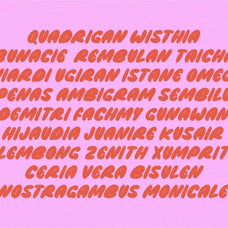 Abromies - Bold Fat Font