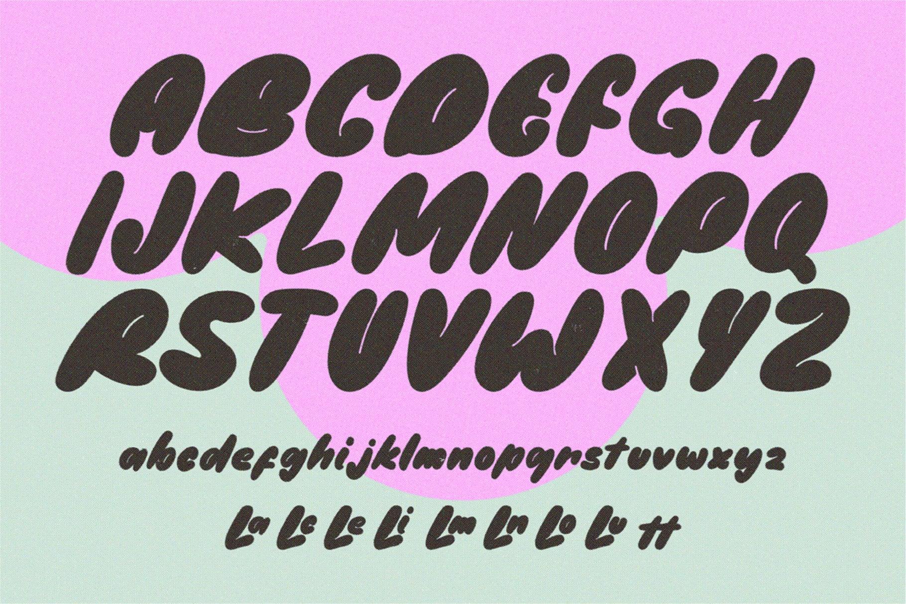 Abromies - Bold Fat Font