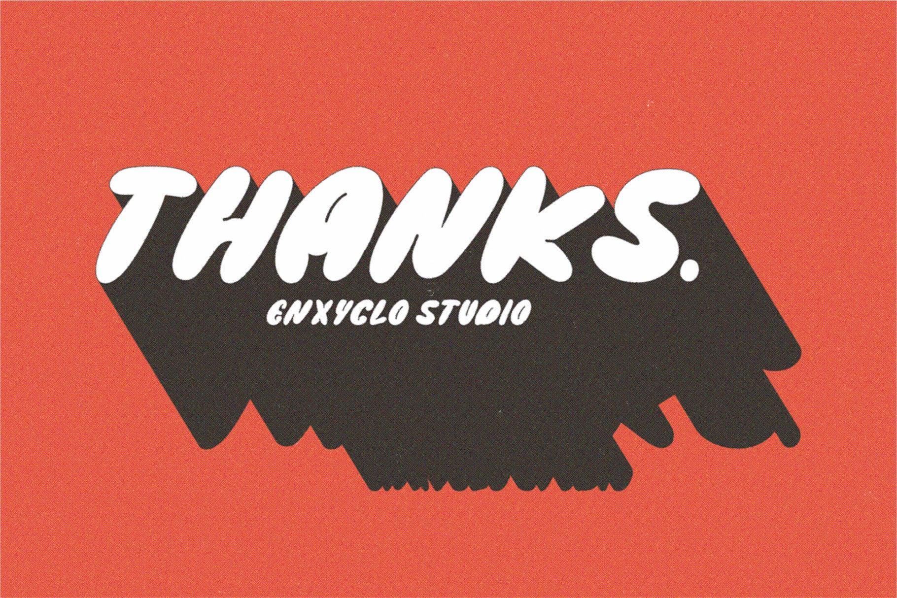 Abromies - Bold Fat Font