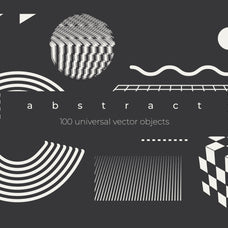 Abstract 100 Universal Vector Object