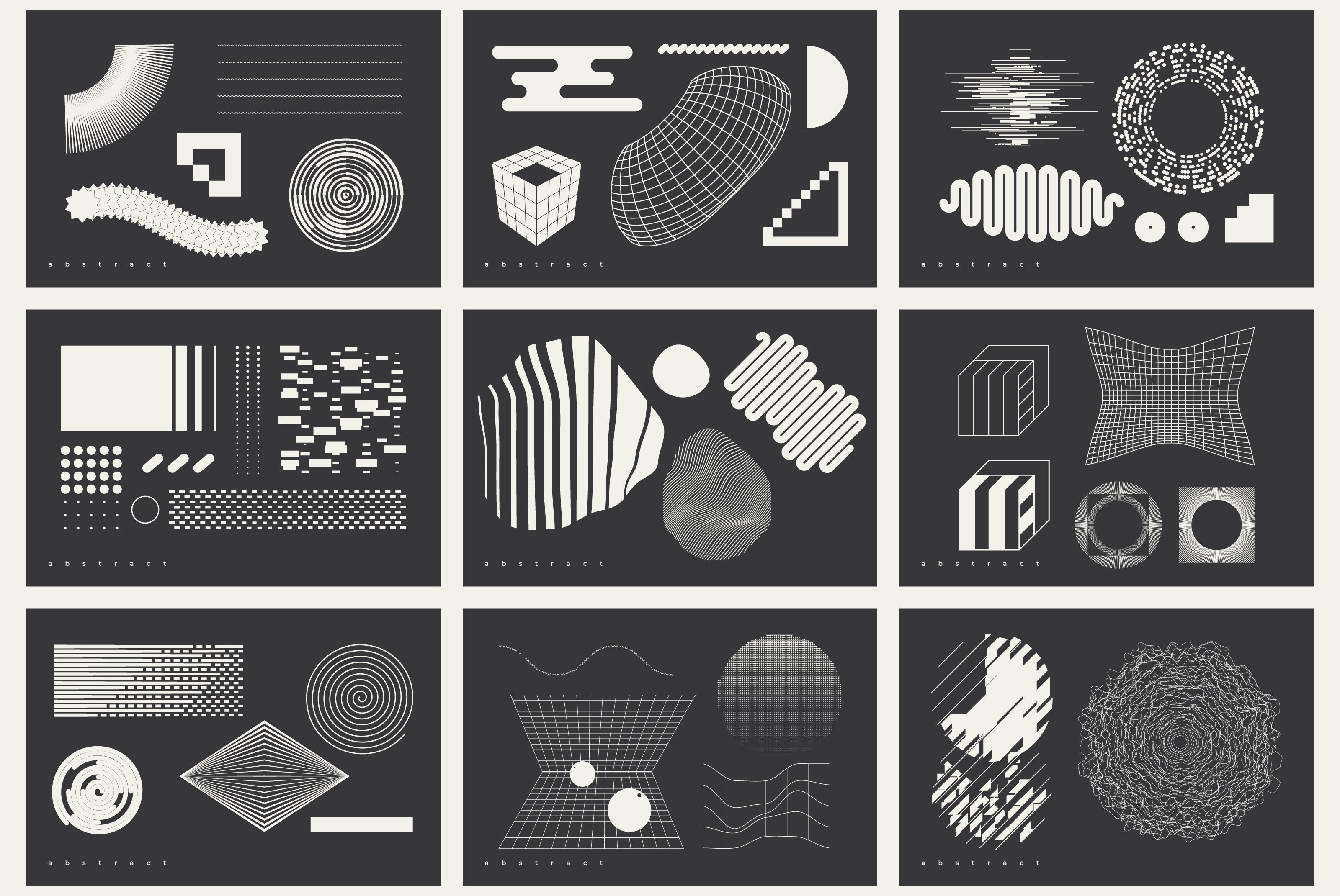 Abstract 100 Universal Vector Object