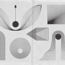 Abstract Boho Linear Vector Shapes