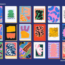 Abstract Collage Vector Clipart Set