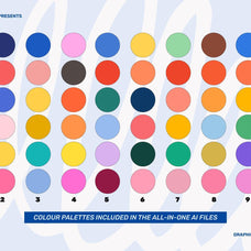 Abstract Collage Vector Clipart Set