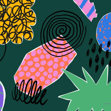 Abstract Collage Vector Clipart Set