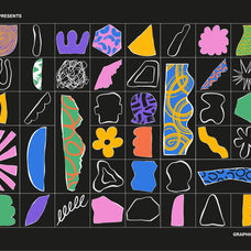 Abstract Collage Vector Clipart Set
