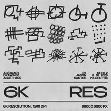 Abstract Drawings Asset Pack by Jason Santos, preview 3