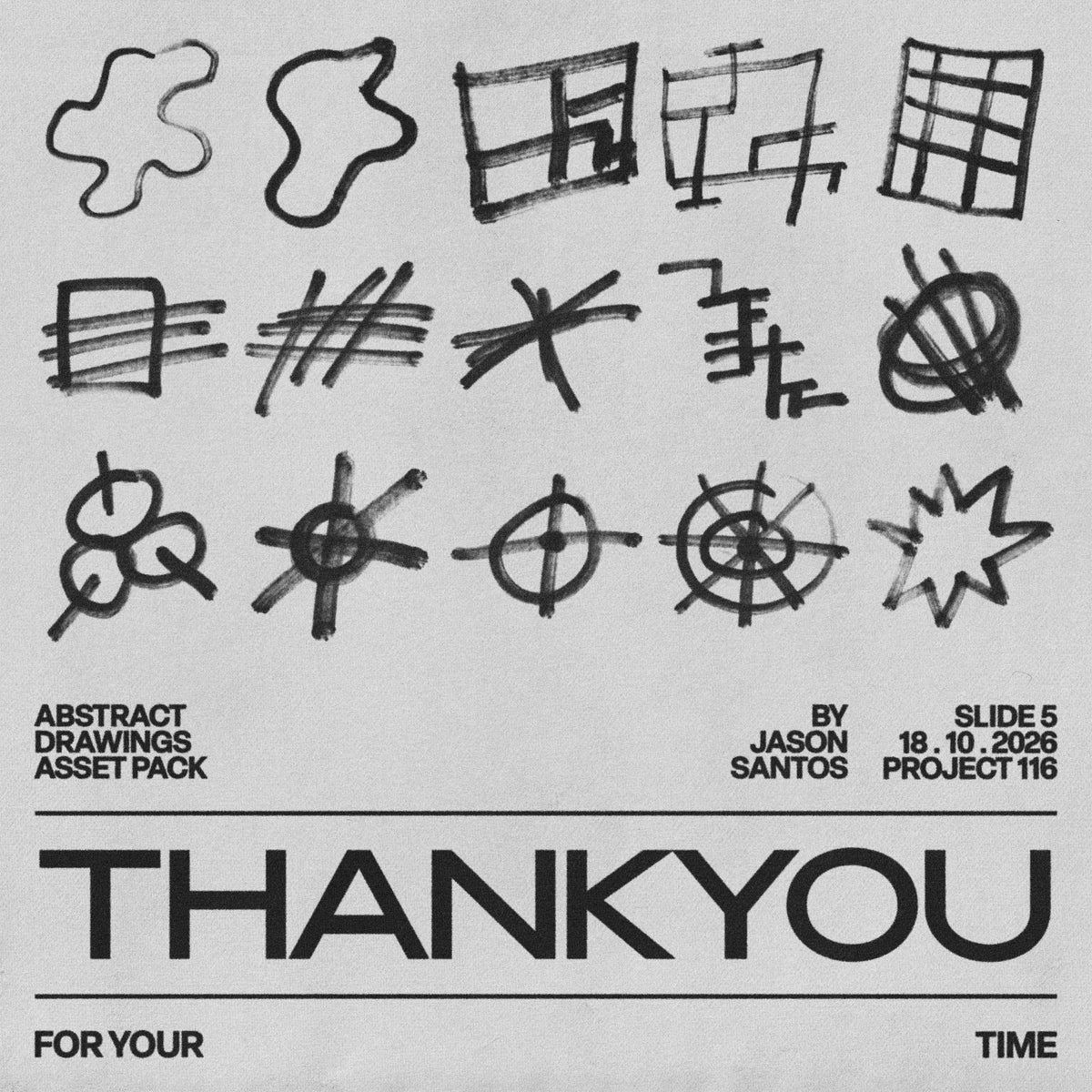 Abstract Drawings Asset Pack by Jason Santos, preview 8