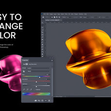 Abstract Gold 3D Shapes