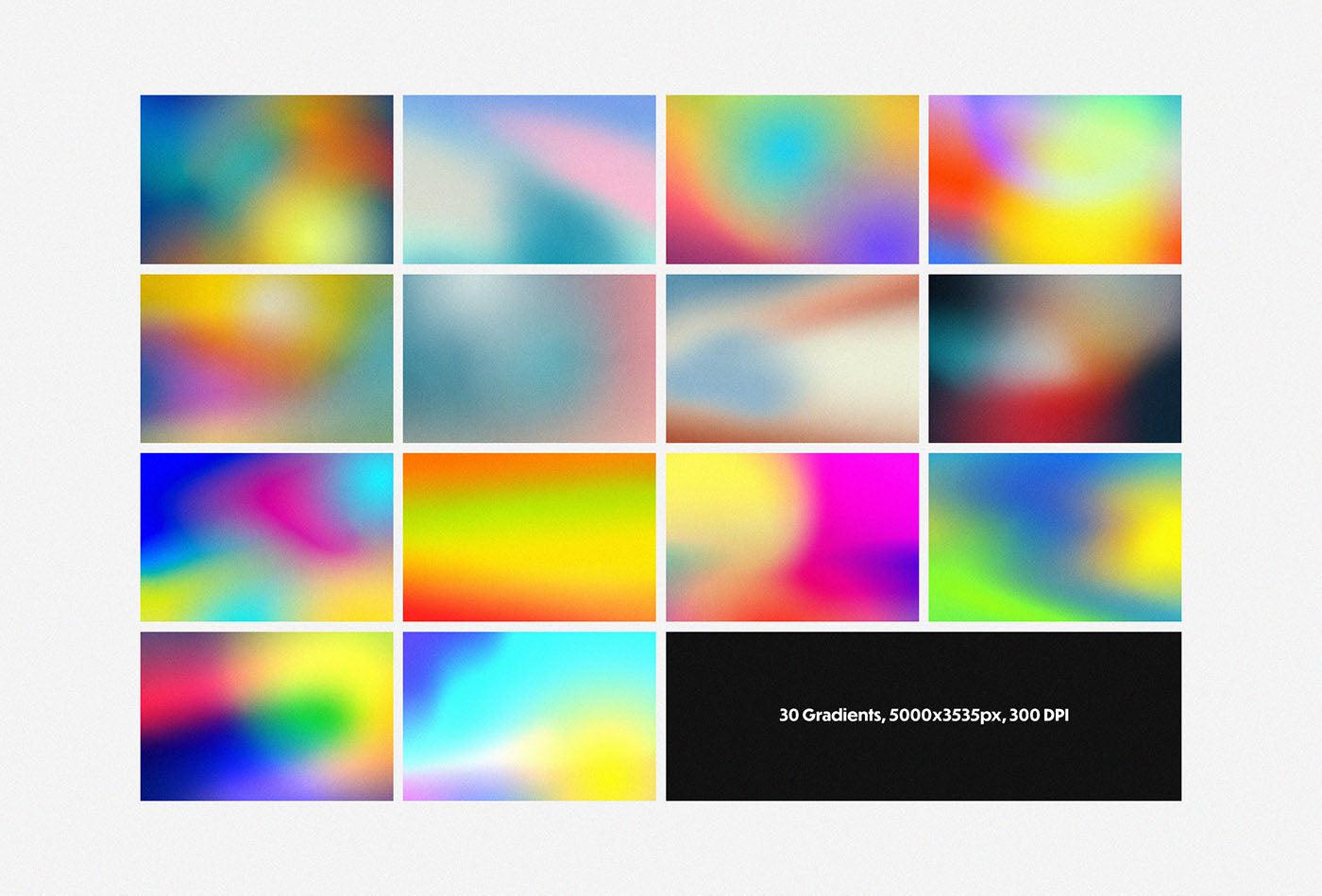 Abstract Gradients & Shapes