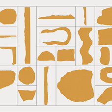 Abstract Kraft Paper Collage Kit